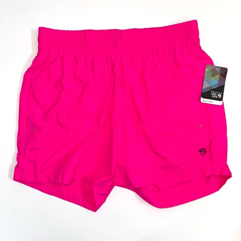 NEW Mountain Hardwear Hot Pink Class IV Series 5 inch Short Size Small
